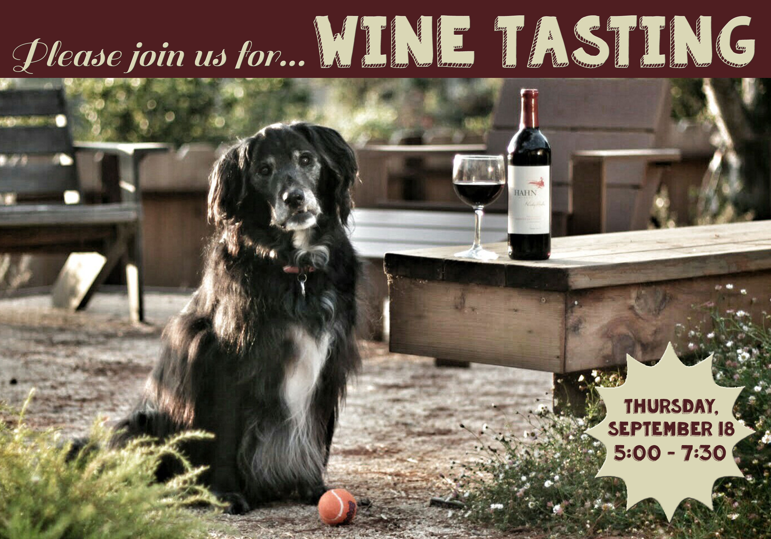 Wine Tasting to Benefit the SPCA for Monterey County